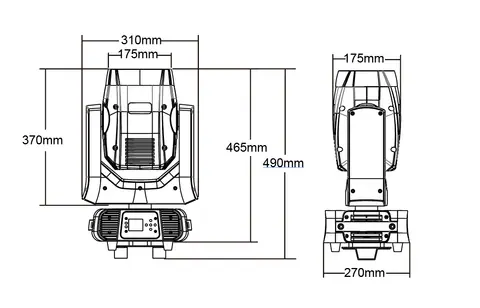 Color Imagination BEAM 231L, technical drawing 5 of 5
