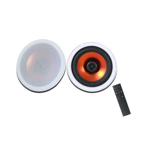 Lucky Tone Rimless Bluetooth Ceiling Speaker with Colorful Poly Woofer, product photo 2 of 8