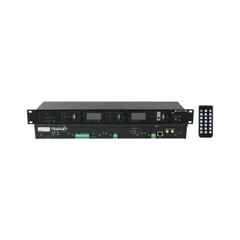 Lucky Tone 1U 19 inch rack Mount deck for Up to 3 Mplayers, product photo 2 of 7
