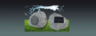 Lucky Tone Solar Powered Bluetooth Rock Speaker, product photo 1 of 7