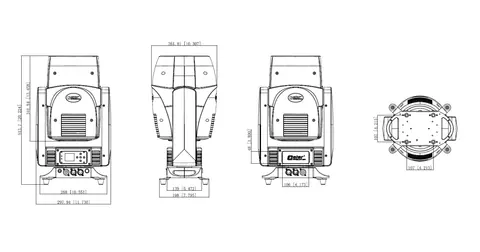 Color Imagination MASTER 330C, technical drawing 5 of 5