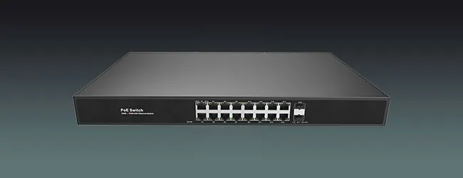 Lucky Tone Network Switch with 16 POE Ports, product photo 1 of 5