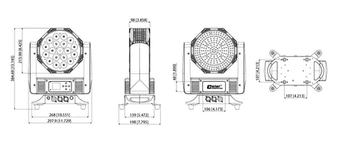 Color Imagination SMARTFACE 1910C, technical drawing 5 of 5