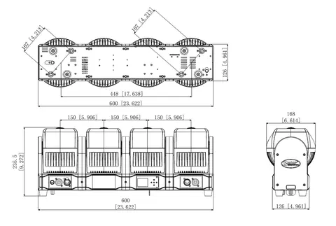 Color Imagination CRAZYBAR 46, technical drawing 7 of 8