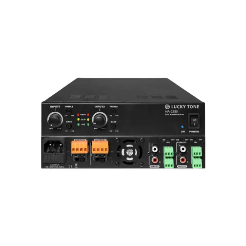 Lucky Tone HA Series 2-Channel Power Amplifier, product photo 2 of 8