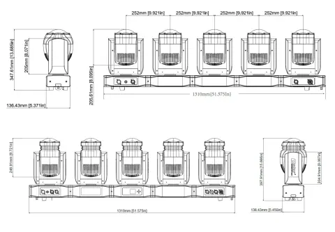 Color Imagination MAGICBAR 5140, technical drawing 5 of 5
